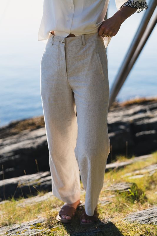 Demi Trouser Sand Melange 