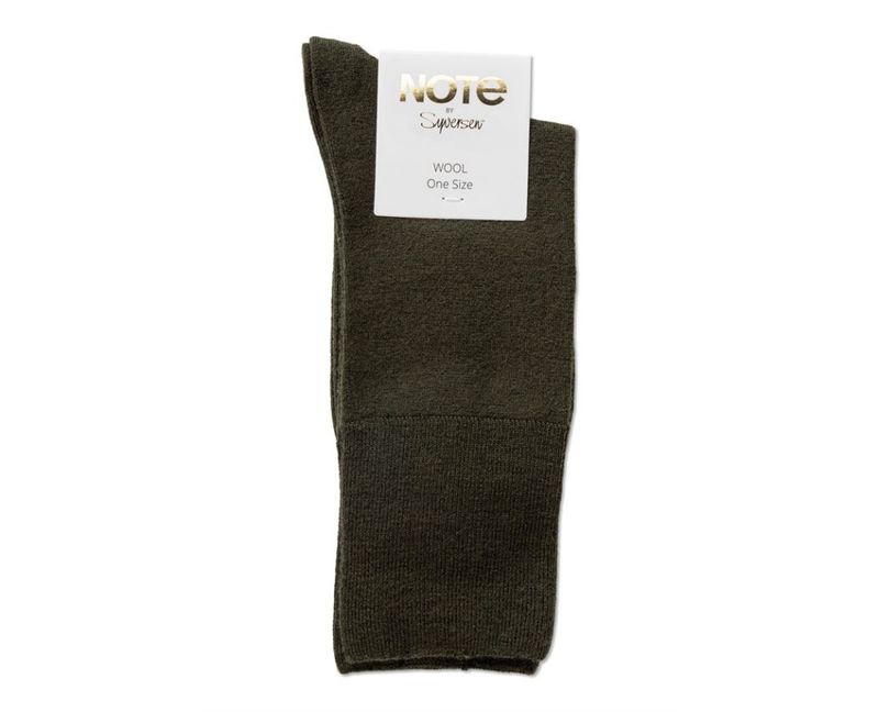 Note Fine Wool Comfort Top Olive 