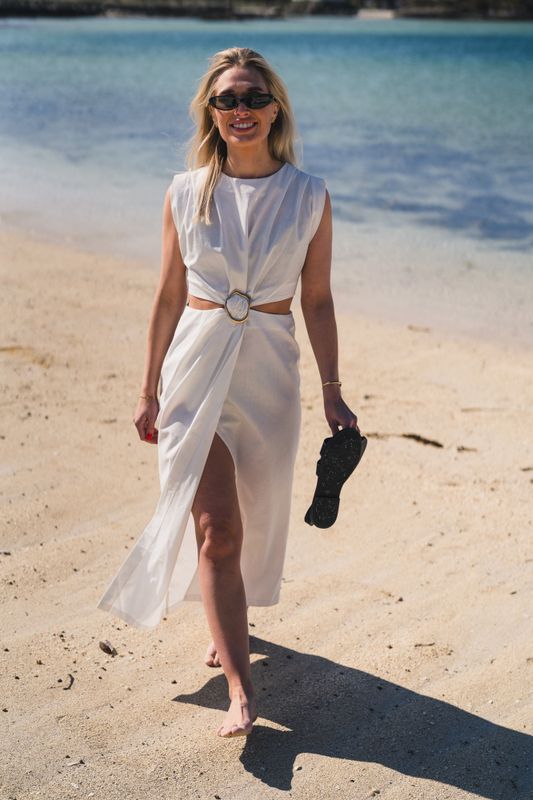 Riviera Dress Offwhite 