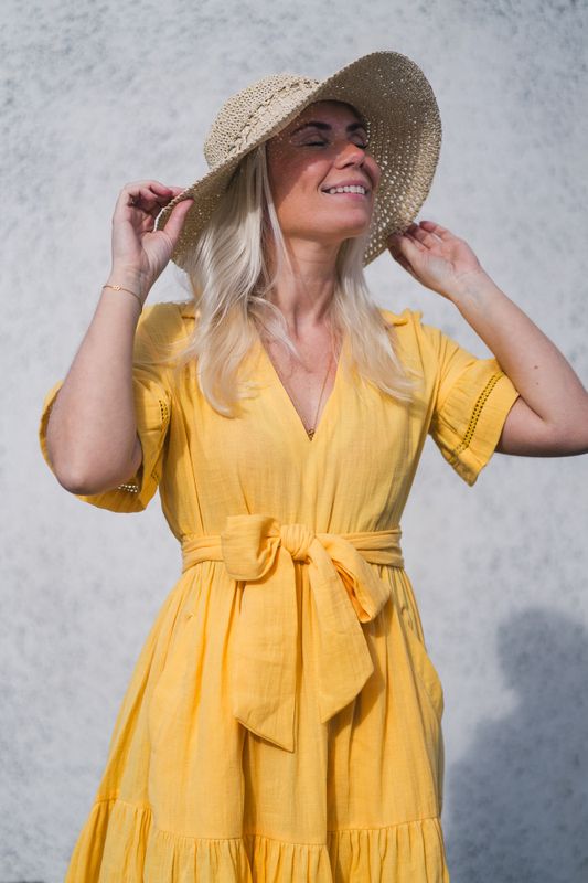 Hamilton Dress Cornsilk 