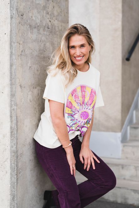Hovedbilde Girlfriend Tee Antique White 