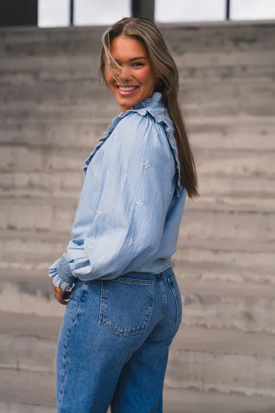 Hovedbilde Degas Denim Blouse Light Blue 