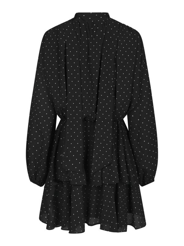 Nielle Dot Dress Black 