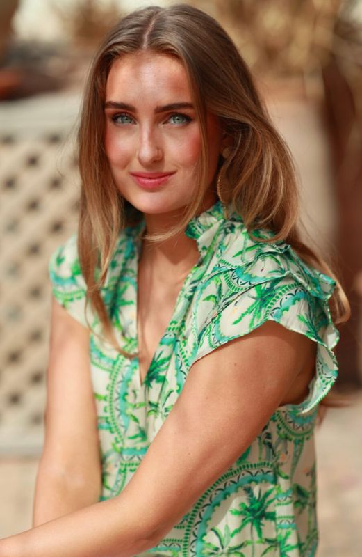 Ella Blouse Cockatoo 