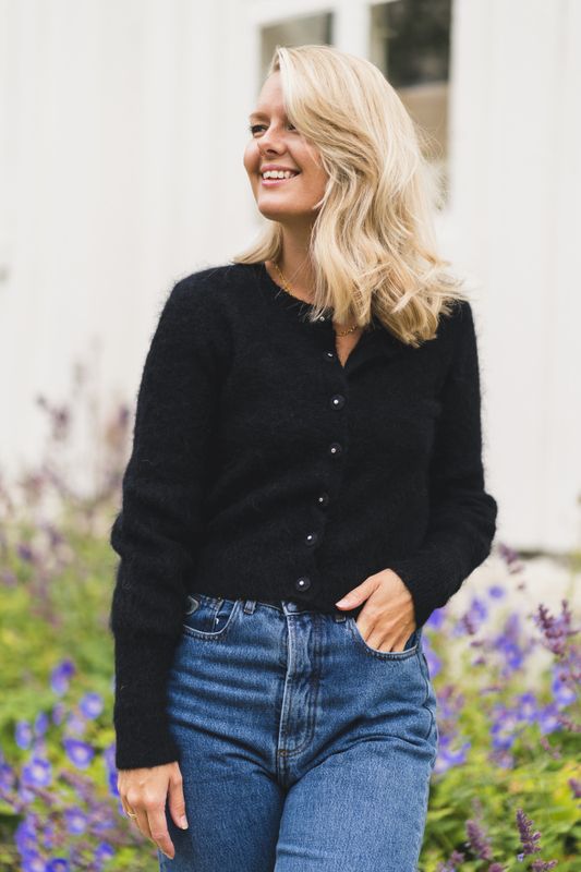 Soft Petit Cardigan Black 