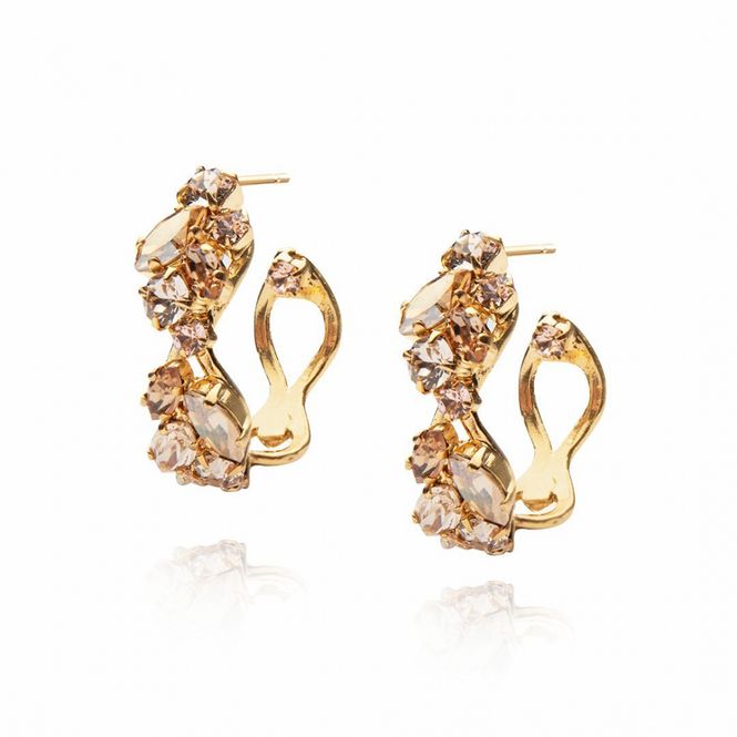 Hovedbilde Stella Loop Earring Gold Silk Combo 