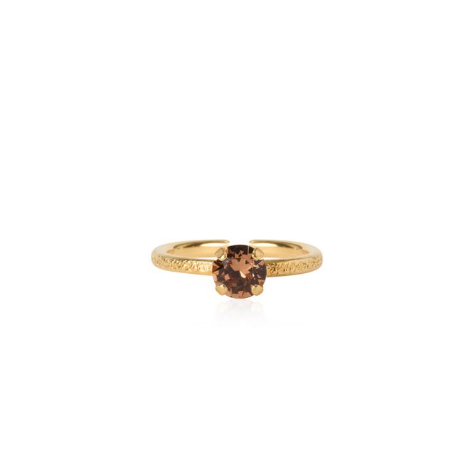 Hovedbilde Natti Ring Gold Light Smoked Topaz 
