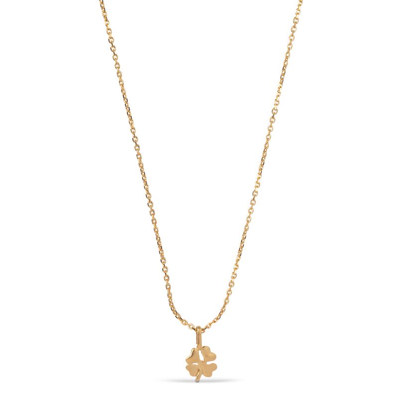 Four-Leaf Clover Necklace Gold 