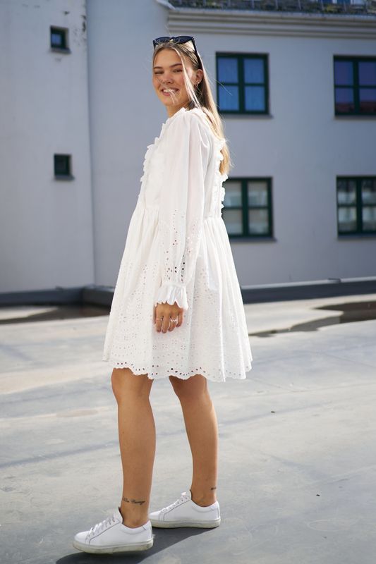 Luma LS Dress Star White 