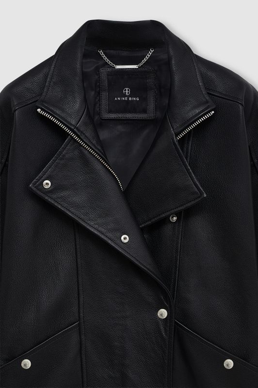 Sandy Jacket Leather Black 