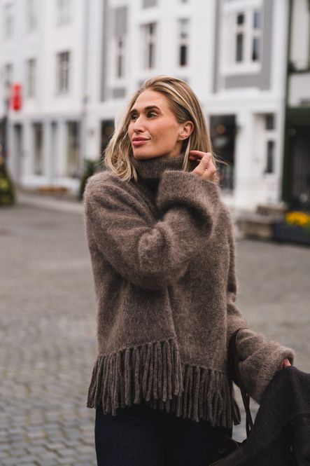 Hovedbilde Milena Chunky Sweater Brown 