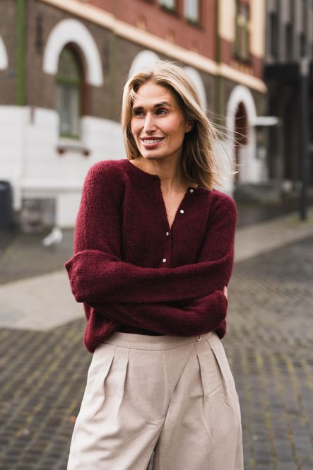 Hovedbilde Amalie Cardigan Choco Truffle 