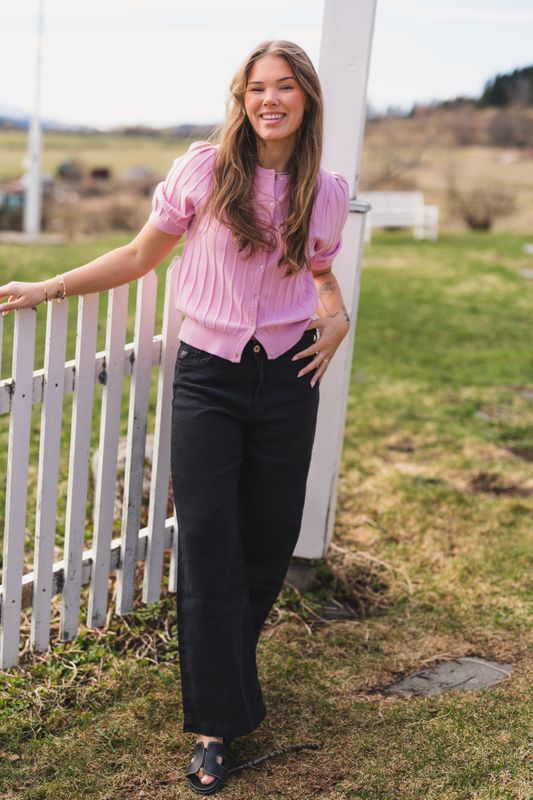 Culotte Linen Colour Black 