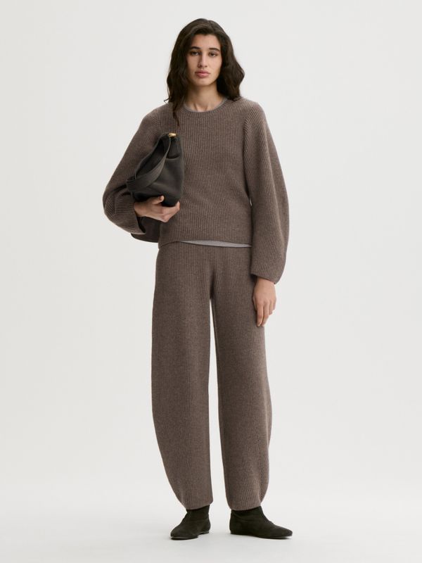 Bianca Wool Sweater Fosil 