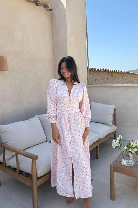Adelic Long Dress Pink 