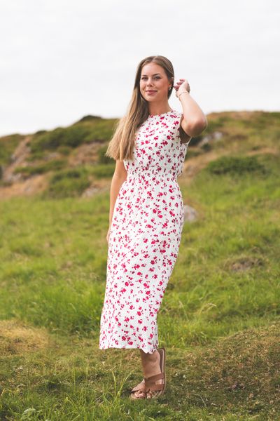 Hovedbilde Falisha SL Dress AOP Rose Red Flower