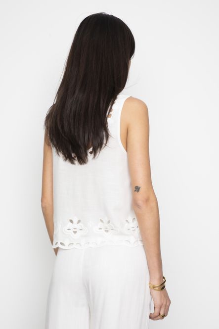Hovedbilde Evie Top White 