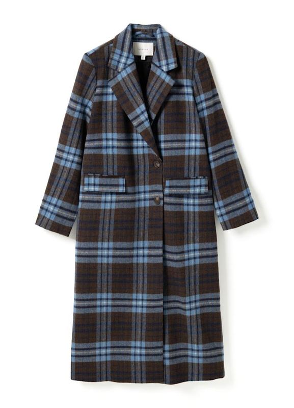 Jaci Coat Daliyah Blue Check 