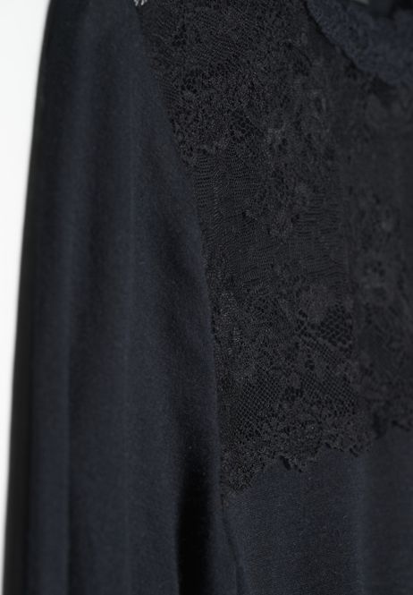 Hovedbilde Perfect Line Cashmere Lace T-Shirt Long Sleeve ...