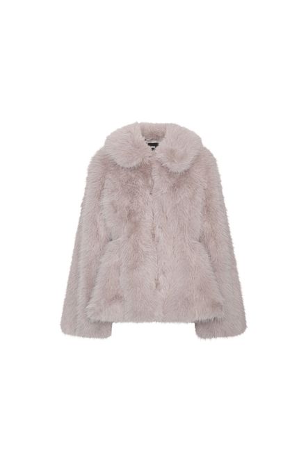 Hovedbilde Faux Fur Flared Jacket Alloy Light Gray 