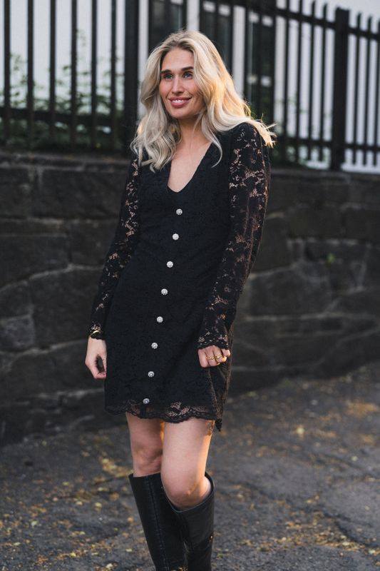 Riley Mini Dress Black 