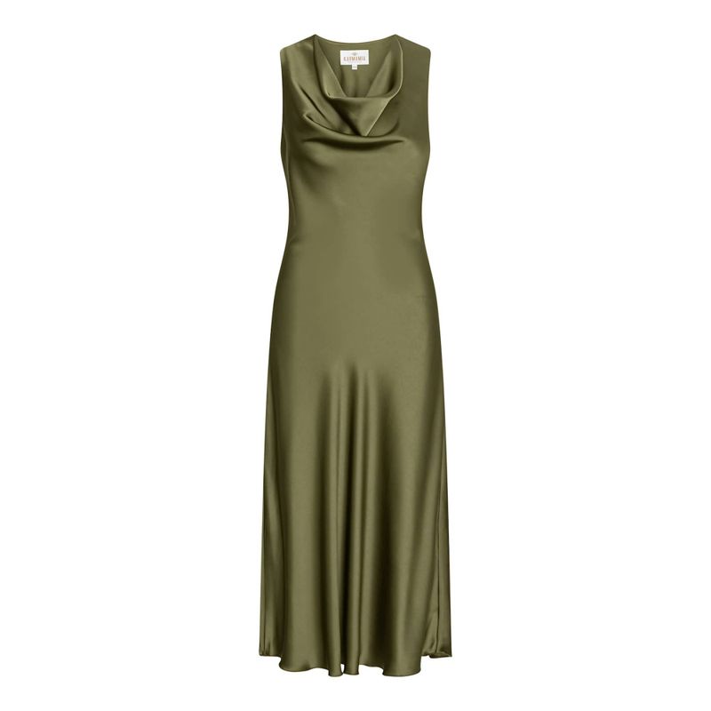 Flow Dress Semi Rich Olive 