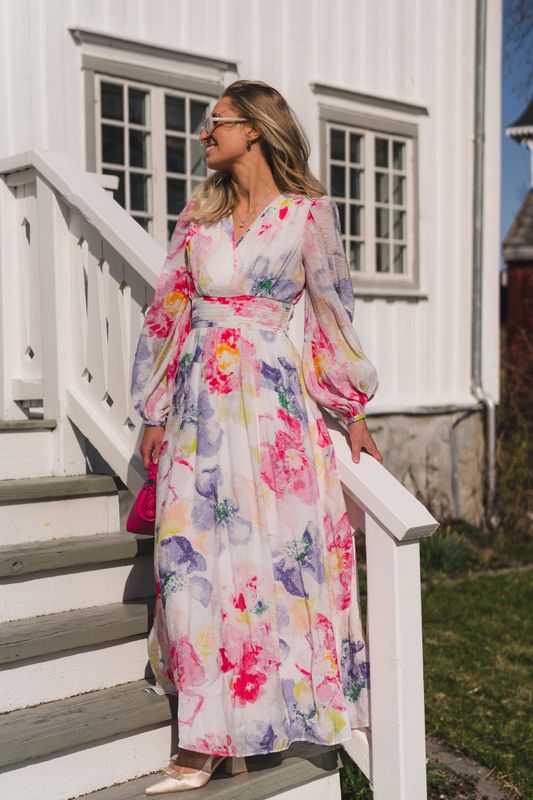 Viscose V-Neck Dress Breeze 