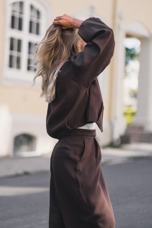 Zein Esteriane Jacket Hot Fudge 