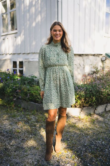 Hovedbilde Astrid Dress Green Flower 