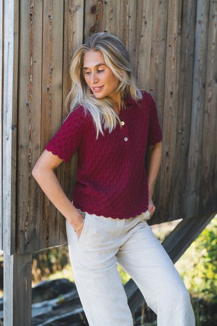Hovedbilde Gwen Knit Tee Berry 