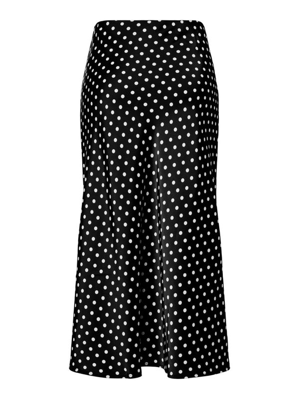 Pella HW Midi Skirt Black Small Birch Dots 