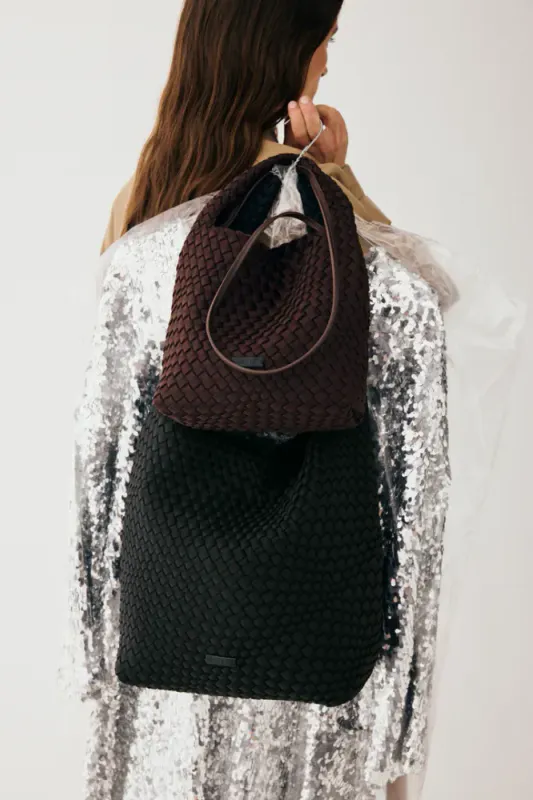 Braiding Handbag Chocolate Plum