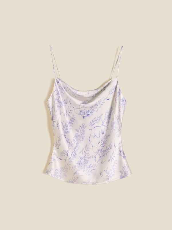 Eila Print Top Lilac Mix 