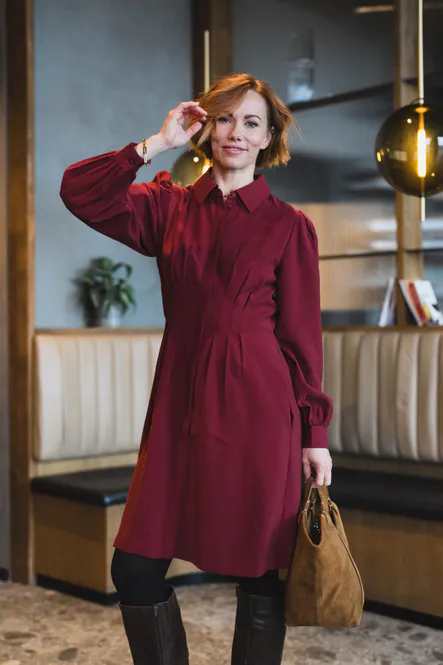 Hovedbilde Elsa Asana Dress Syrah 