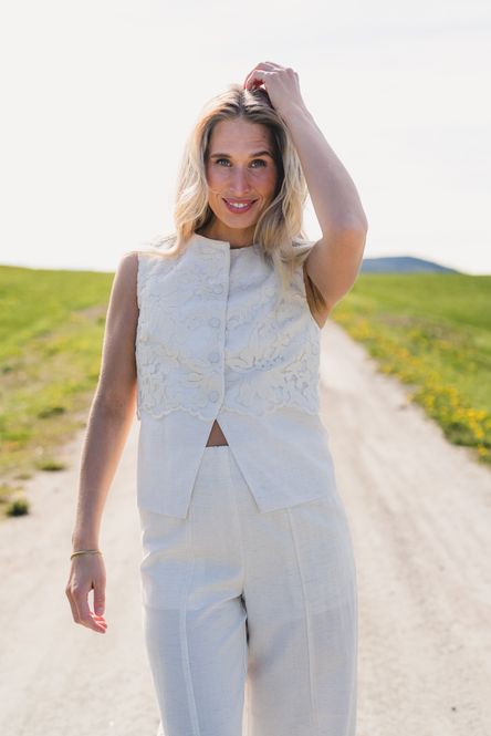 Hovedbilde Tama Waistcoat Pristine Melange 