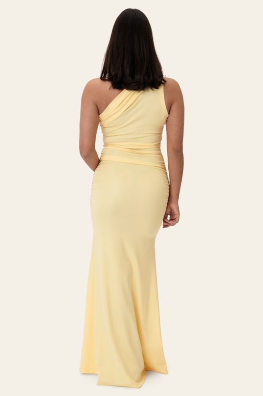 Andreaic Maxi Dress Yellow