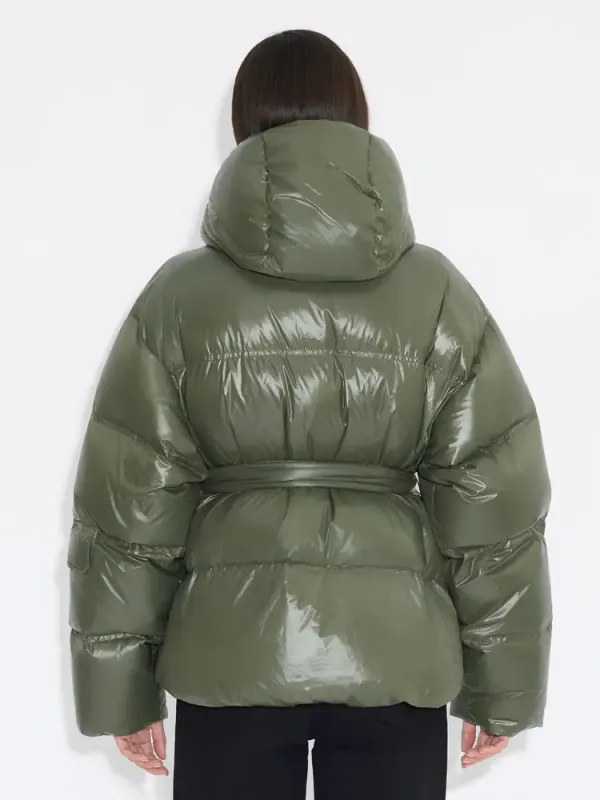 Estella Down Jacket Dark Green 