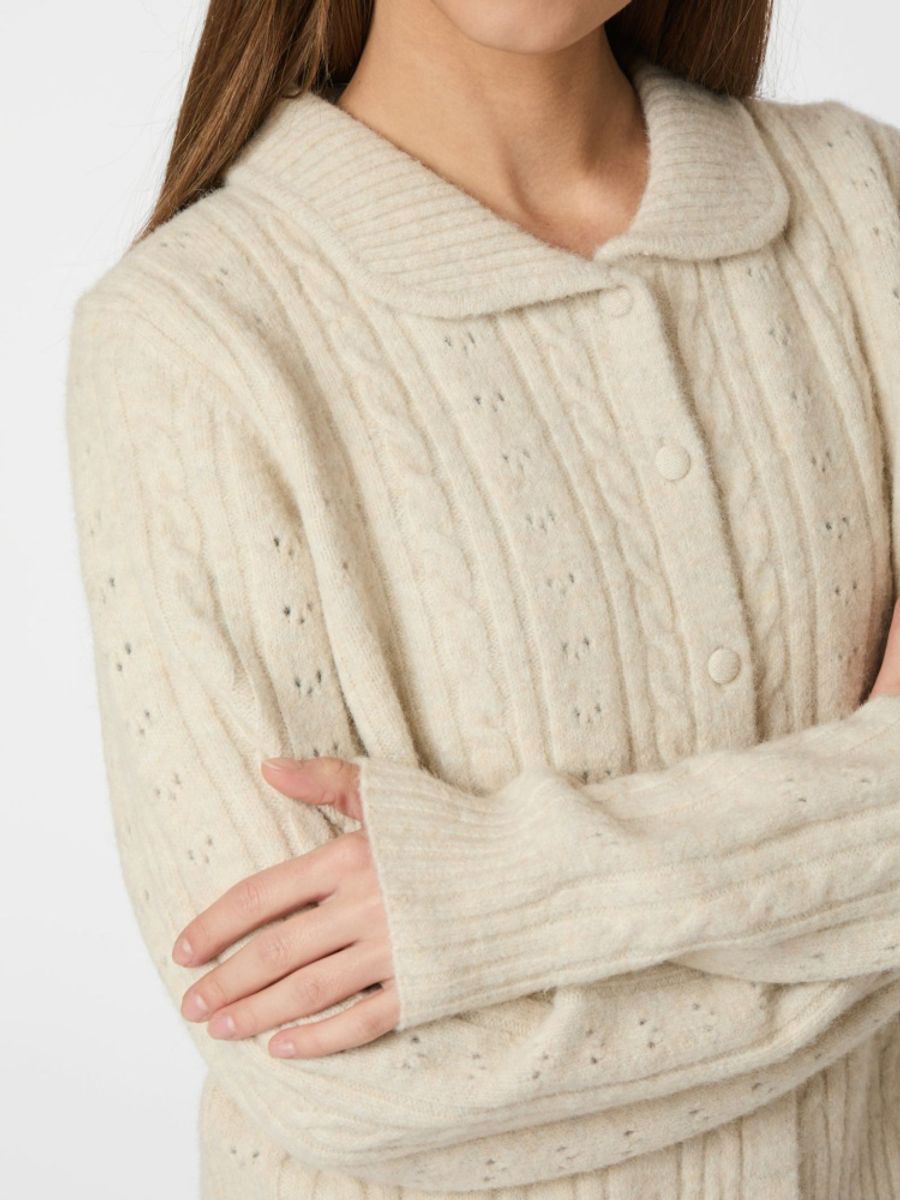 Emelie Knit Cardigan Ivory 