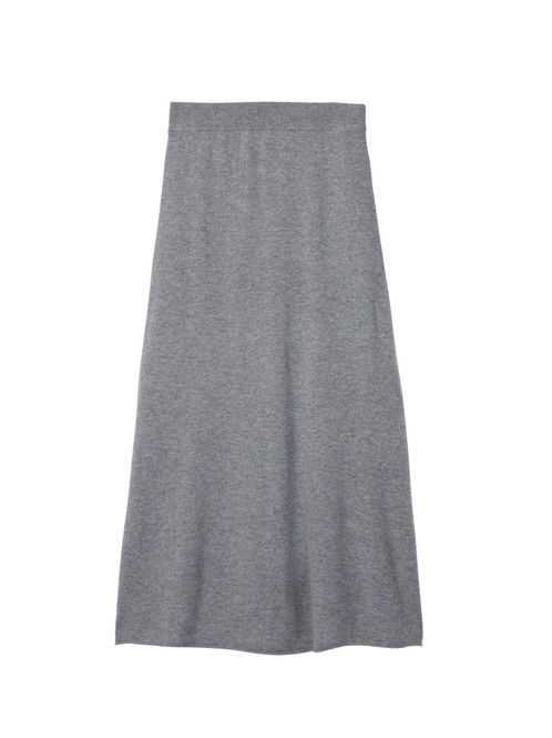 Hovedbilde Roma Wool Skirt Gray Melange 