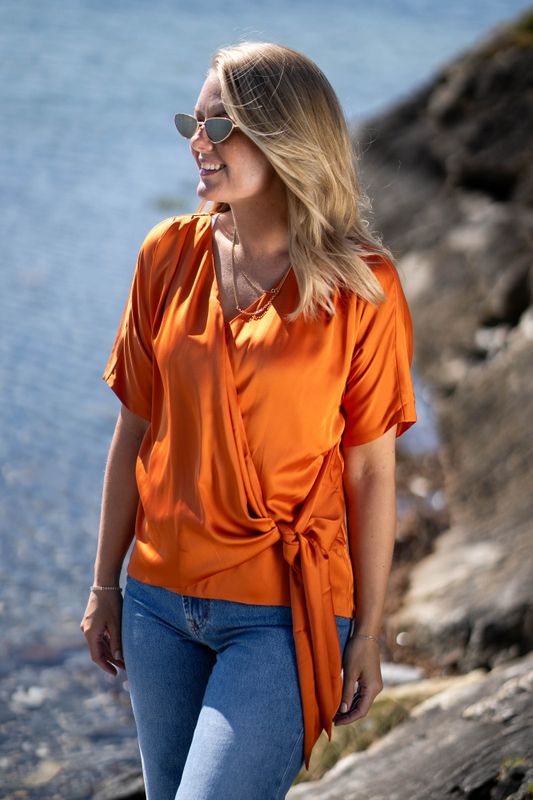 Dagmar Blouse Tangerine 