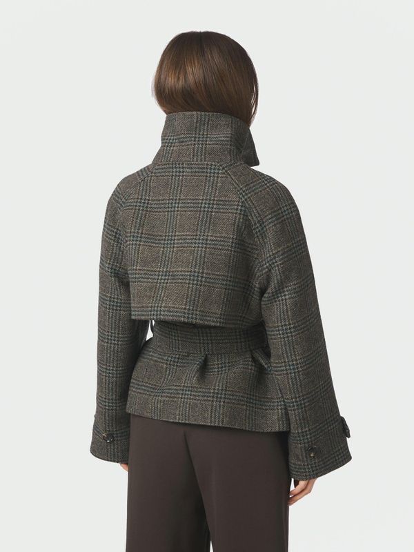 Munet Check Jacket Dark Grey 