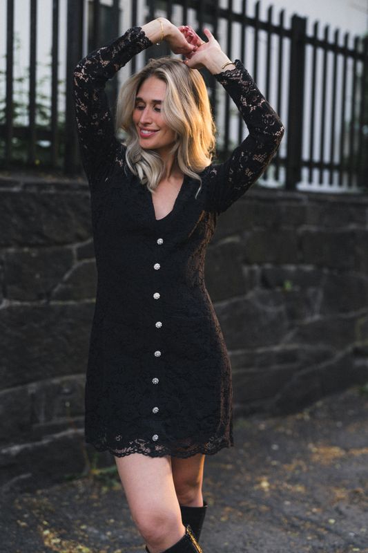 Riley Mini Dress Black 