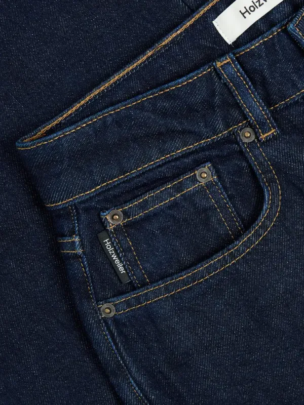 Linden Wide Jeans Dark Blue 