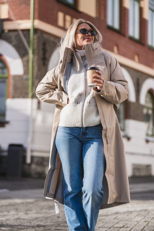 Vik Coat Beige 