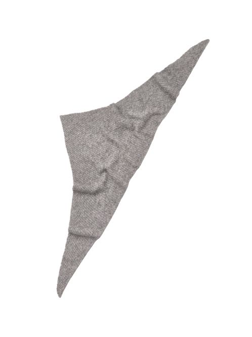 Hovedbilde Alpaca-Wool Triangle Scarf Grey Melange 