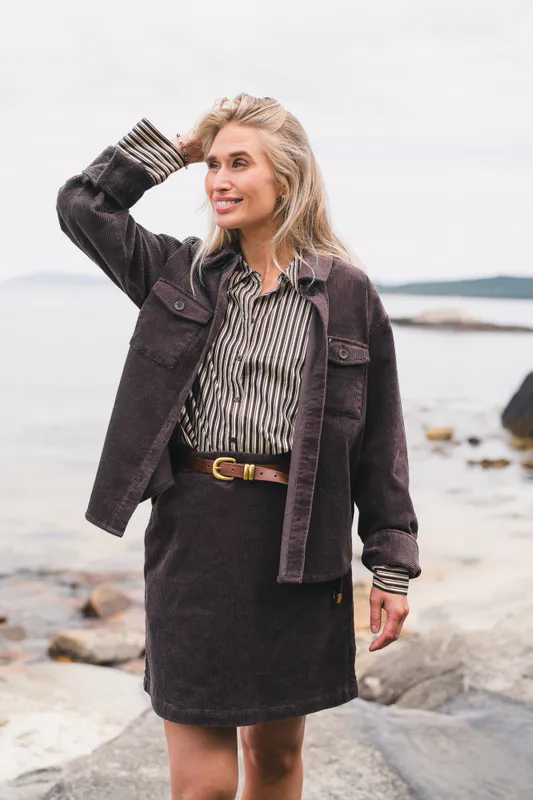 Ella Shirt Black Coffee