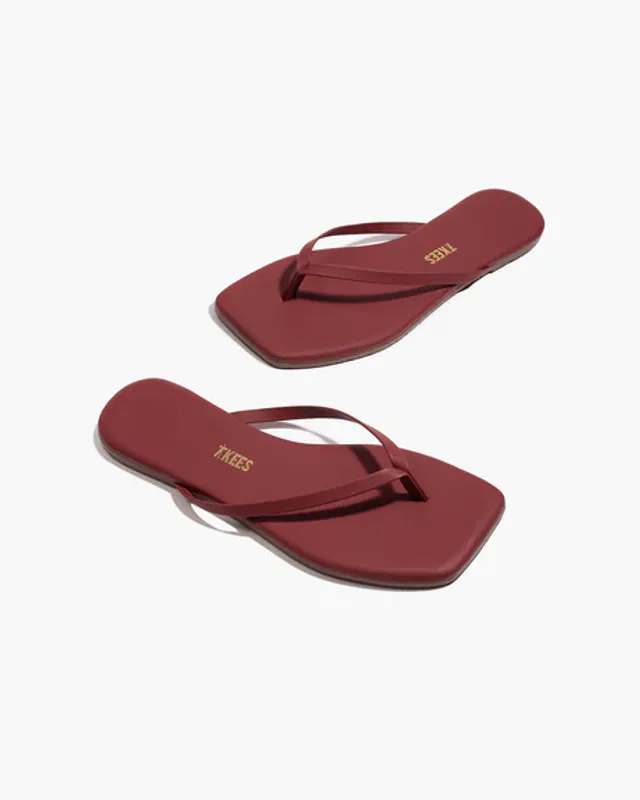 Square Toe Lily Burgundy 