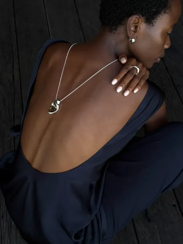 Arc Necklace Silver