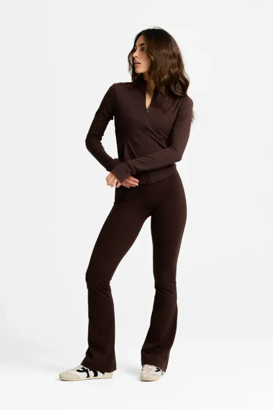 Sculptluxe® Zip Jacket Espresso