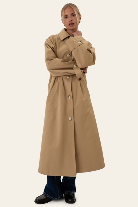 Hovedbilde Avaic Trenchcoat Dark Beige 